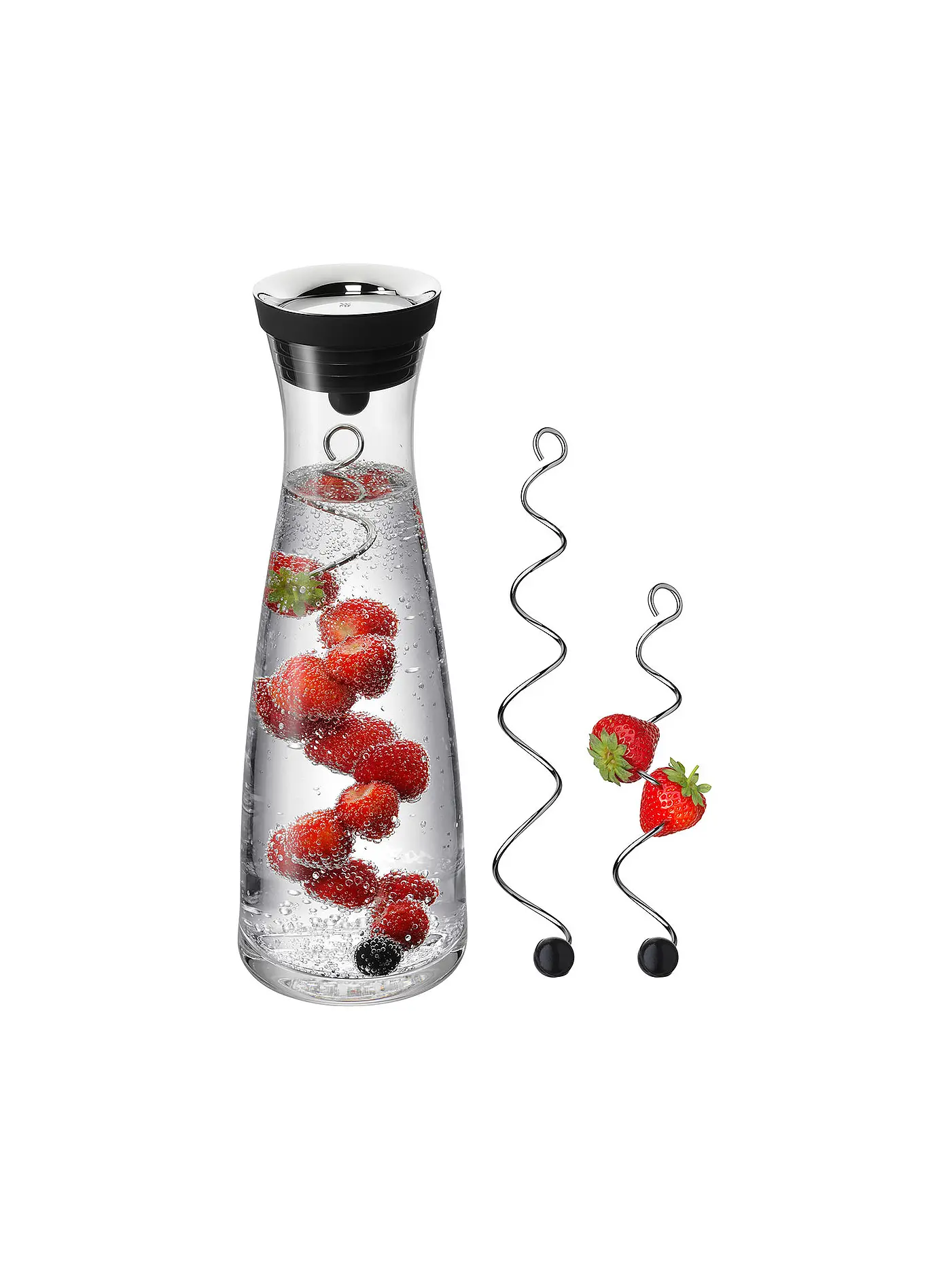 WMF | Glas-Karaffe mit 2 Fruchtspieße 3-tlg. | 